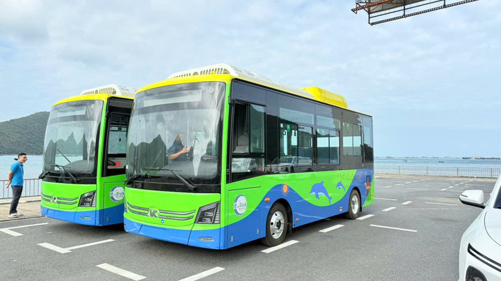 Tuyến buýt điện đầu tiên tại Côn Đảo lăn bánh từ ngày mai