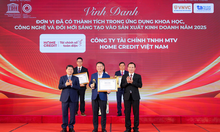 Home Credit được UNESCO Việt Nam vinh danh Top 10 Đơn vị tiêu biểu xuất sắc
