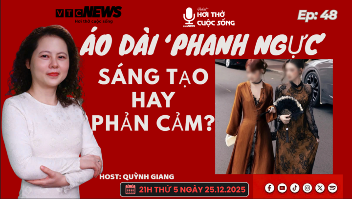 Podcast: Áo dài 'phanh ngực' - Sáng tạo hay phản cảm?