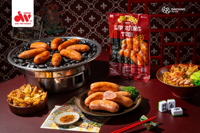 Daesang Đức Việt ra mắt 2 sản phẩm mới: Chả giò da xốp và Lạp xưởng tươi