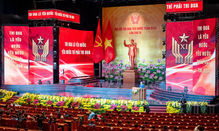 Sáng nay khai mạc Đại hội Thi đua yêu nước toàn quốc lần thứ XI