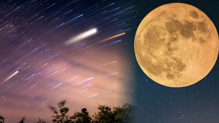 Hiện tượng cực hiếm đầu năm mới: Siêu trăng, mưa sao băng cùng xuất hiện