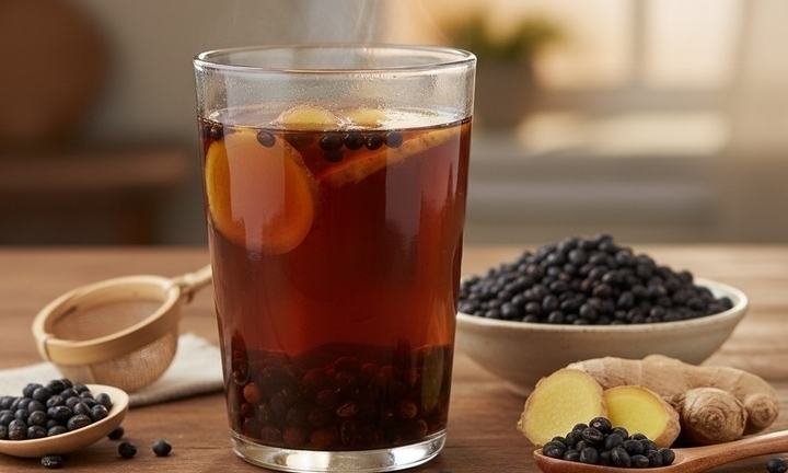 Uống nước đậu đen rang có giải độc gan?