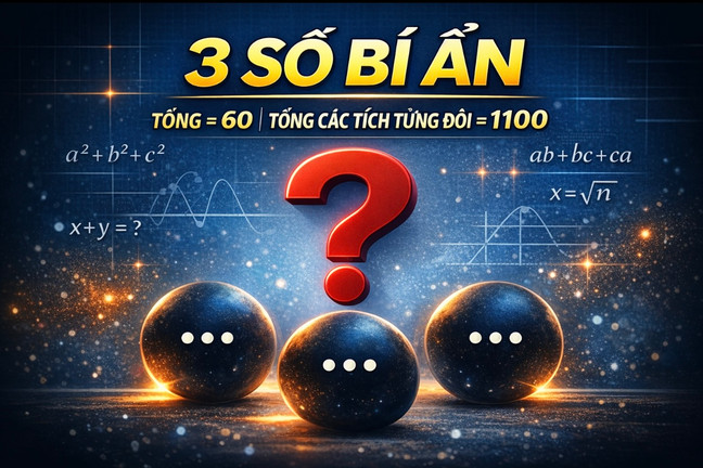 Ba số bí ẩn: Bài toán khiến nhiều người bó tay