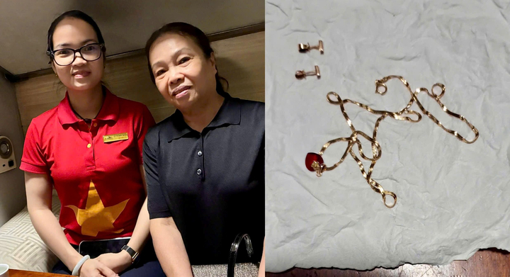 Hành khách vứt nhầm vàng vào sọt rác, nhân viên đường sắt lục tìm trao trả