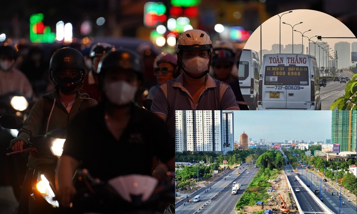 Tình trạng giao thông trái ngược ở các cửa ngõ TP.HCM sau Tết Dương lịch 2026