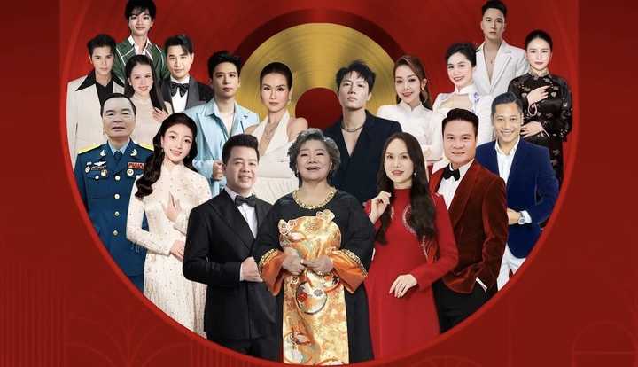Dàn nghệ sĩ góp mặt trong chương trình nghệ thuật Với Đảng vẹn toàn niềm tin yêu