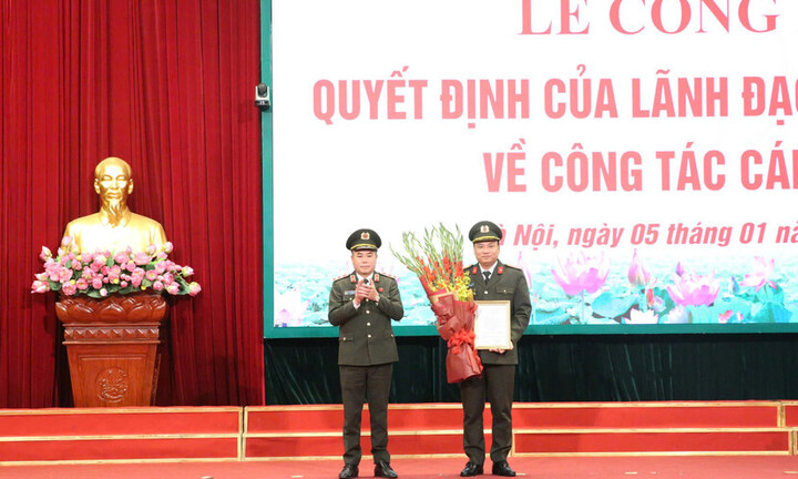 Đại tá Nguyễn Tiến Đạt làm Thủ trưởng Cơ quan An ninh điều tra Công an TP Hà Nội