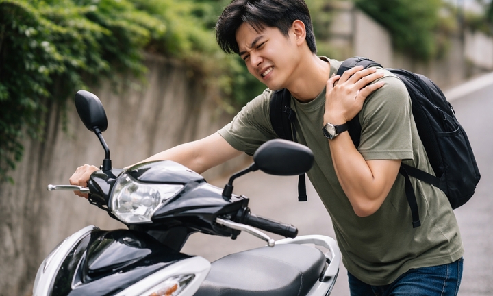 Đau tay khi dắt xe máy lên dốc, siêu âm mới 'lộ diện' thủ phạm