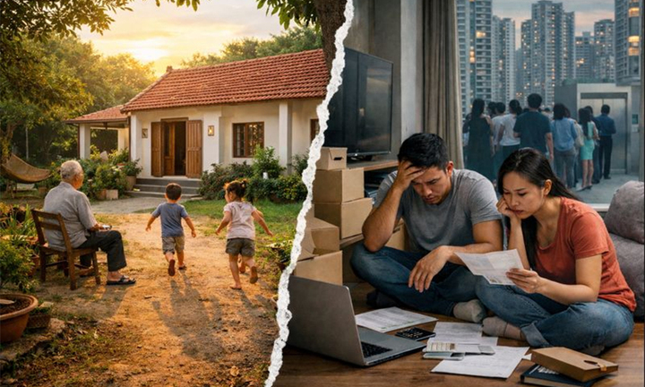 Bỏ không nhà ở quê và è cổ 20 năm trả nợ nhà Hà Nội, tôi làm giàu cho người khác