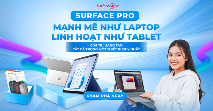 Bí quyết mua Surface chính hãng giữa thị trường thật giả tại Surface 24h