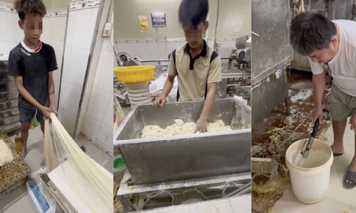 Kinh hãi quy trình sản xuất 800 tấn mì 'ngậm' hóa chất