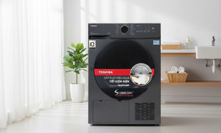 Người trẻ hiện đại chọn máy sấy gọn gàng phù hợp diện tích nhà phố