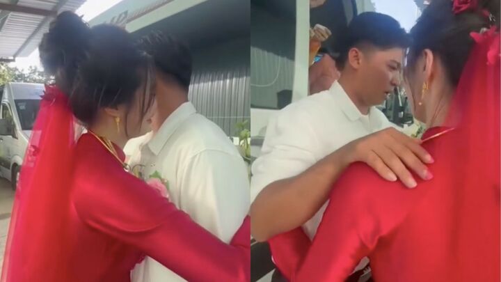 Clip anh trai khóc dặn em đi làm dâu 'không như ở nhà' khiến dân mạng bùi ngùi
