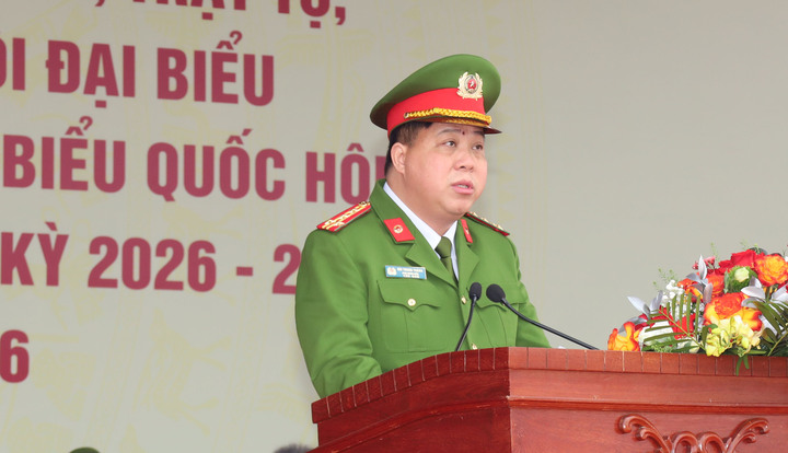 Công an Hải Phòng giới thiệu Phó Giám đốc Bùi Trung Thành ứng cử ĐBQH khóa XVI