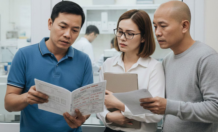 Giật mình với tờ xét nghiệm 'khoanh đỏ' của người U40