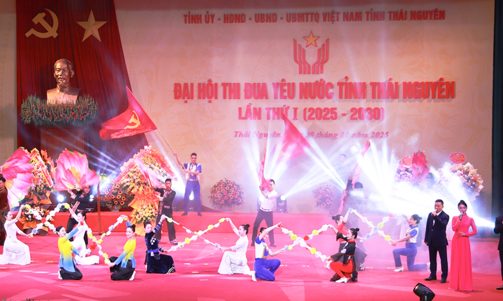 Toàn cảnh Đại hội thi đua yêu nước tỉnh Thái Nguyên lần thứ I