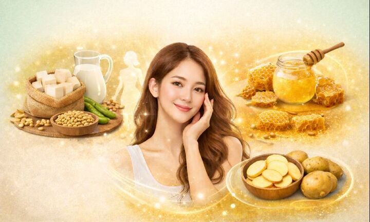 Bộ ba thực phẩm '1 trắng, 2 vàng' giúp phụ nữ trẻ, đẹp khi nội tiết suy giảm