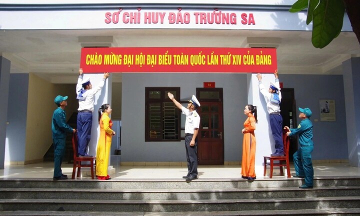 Quân dân nơi Trường Sa: 'Đại hội XIV của Đảng là niềm mong đợi lớn'