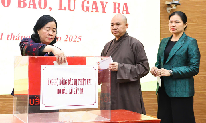 Thông báo thời gian dừng tiếp nhận ủng hộ đồng bào bị thiệt hại do bão, lũ