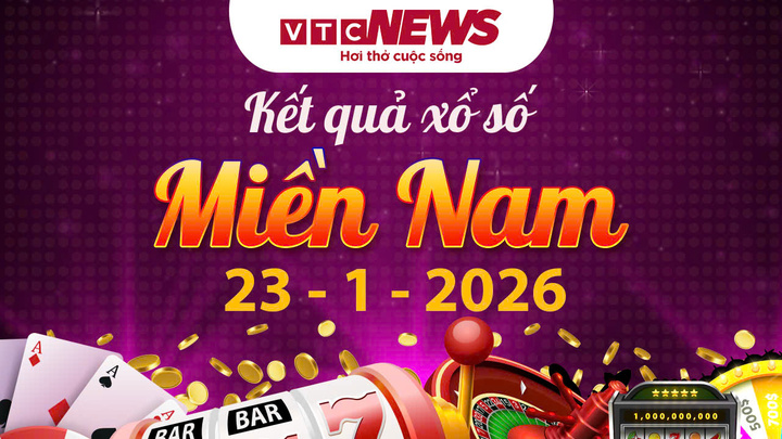 XSMN 23/1 - Trực tiếp kết quả xổ số miền Nam hôm nay 23/1/2026