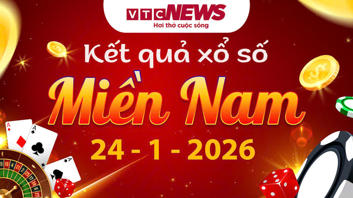 XSMN 24/1 - Trực tiếp kết quả xổ số miền Nam hôm nay 24/1/2026