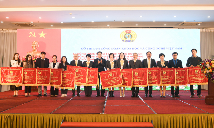 Toàn cảnh hội nghị tổng kết năm 2025 của Công đoàn Khoa học và Công nghệ Việt Nam