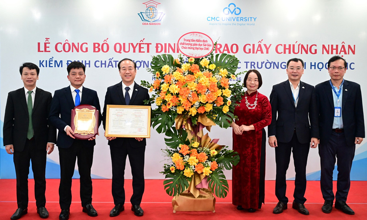 Trường Đại học CMC đạt chứng nhận kiểm định chất lượng cơ sở giáo dục đại học