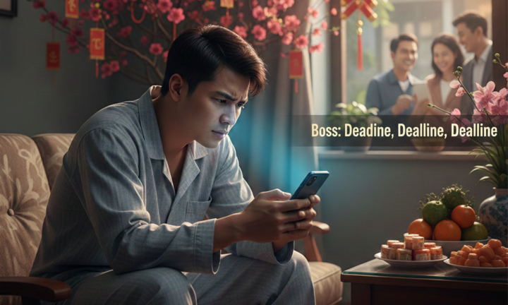 Nghỉ Tết vẫn bị sếp giao việc, yêu cầu ngày đầu đi làm phải xong