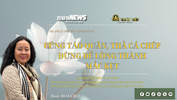 Podcast: Cúng Táo quân, thả cá chép - Đừng để lòng thành mắc kẹt 