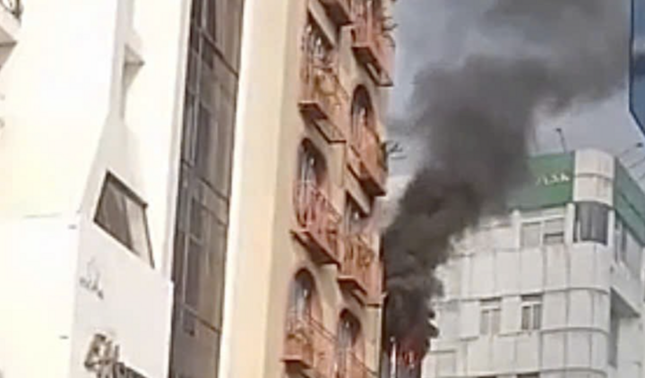 Cháy nhà 5 tầng ở trung tâm TP.HCM