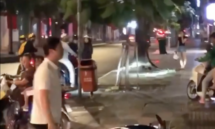 Đuổi đánh nhau gây náo loạn trung tâm TP.HCM sau va chạm giữa 2 ô tô
