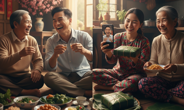 Lần đầu hai vợ chồng ai ăn Tết nhà đó, tôi thấy hạnh phúc vô cùng