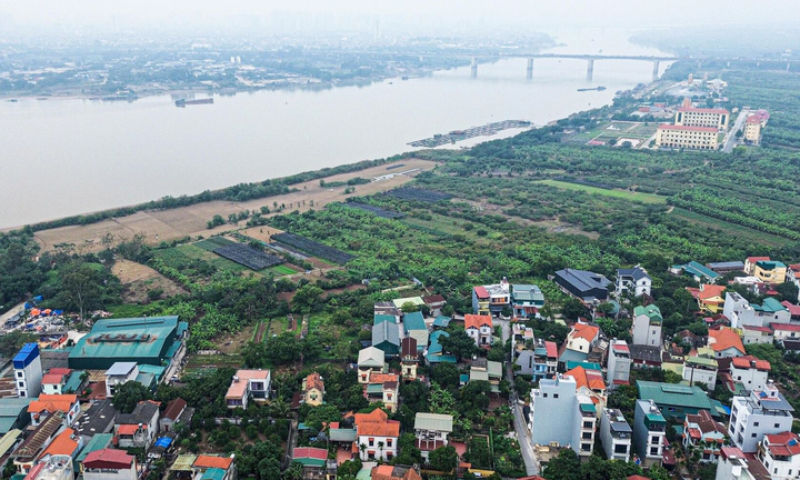 Cận cảnh 2 vị trí dự kiến xây hầm đường bộ qua sông Hồng