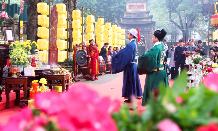 Tái hiện không gian Tết cung đình xưa tại Hoàng thành Thăng Long