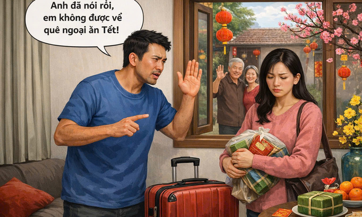 Chồng không cho vợ về nhà ngoại ăn Tết, cẩn thận bị phạt 10 triệu đồng