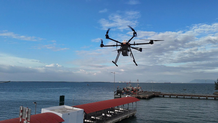 TP.HCM mở tuyến giao hàng vượt biển đầu tiên bằng UAV từ Cần Giờ đi Vũng Tàu
