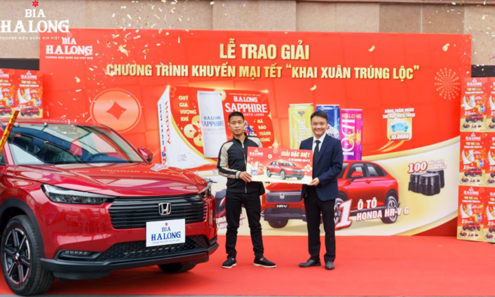 Bia Hạ Long tìm ra chủ nhân ô tô Honda HR-V G