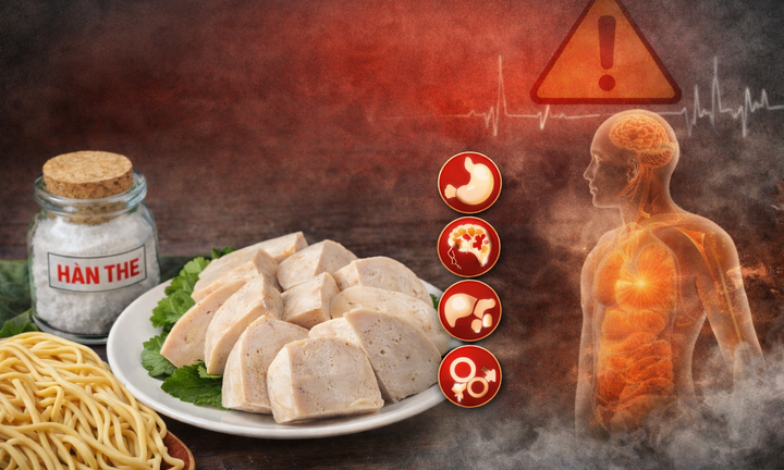 Ăn giò chả trộn hàn the nguy hại đến sức khỏe thế nào?