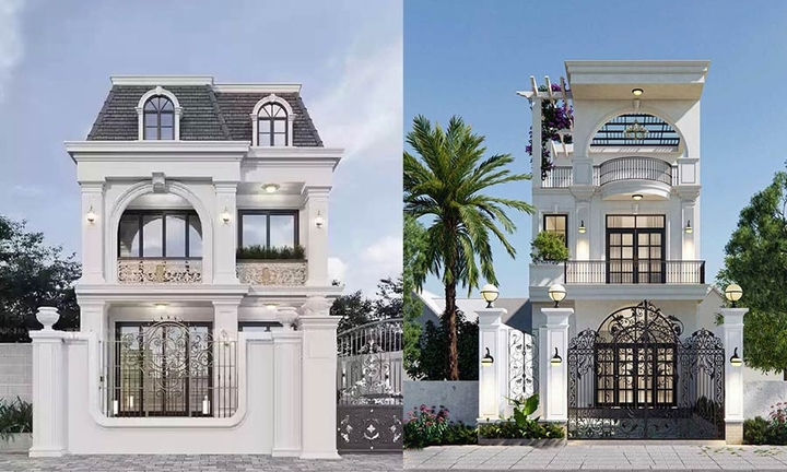 Nguyên tắc vàng trong thiết kế nhà phố tân cổ điển