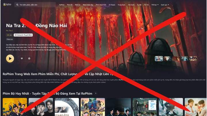 Website xem phim không bản quyền lớn nhất Việt Nam xuất hiện trở lại