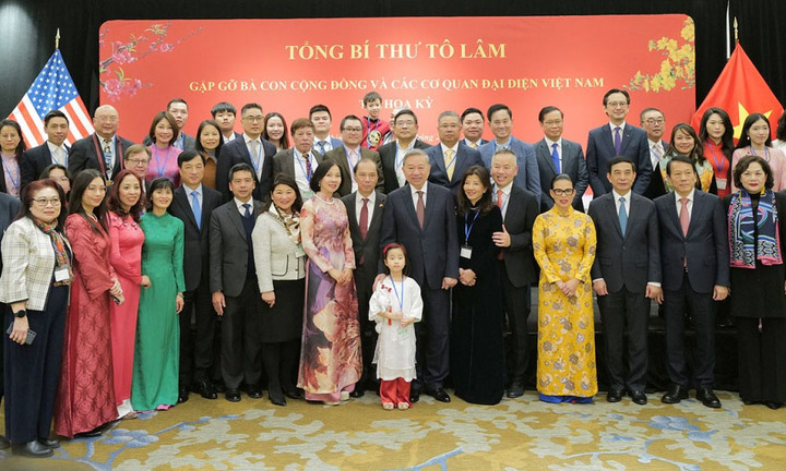 Tổng Bí thư Tô Lâm gặp gỡ cộng đồng và các cơ quan đại diện Việt Nam tại Hoa Kỳ