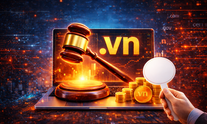 Lần đầu đấu giá tên miền hiếm 2 ký tự quốc gia ‘.vn’