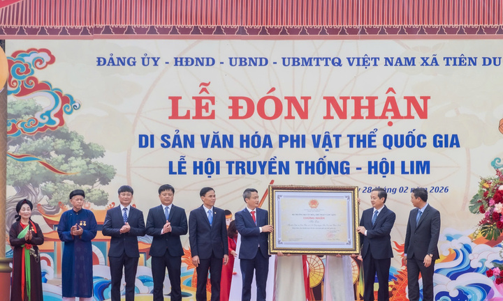Hội Lim đón nhận danh hiệu Di sản văn hóa phi vật thể quốc gia