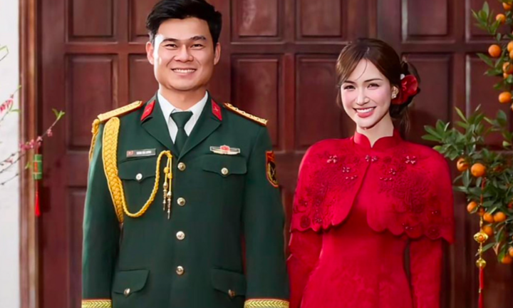 Ca sĩ Hòa Minzy công khai bạn trai là quân nhân?