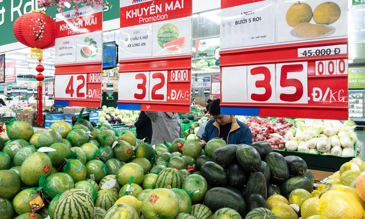 Giá thực phẩm Tết đẩy CPI tháng 2 tăng 1,14%