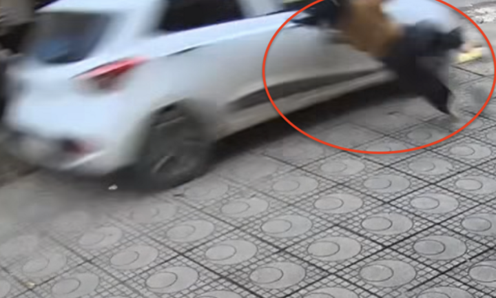 Triệu tập nữ tài xế ô tô tông văng cô gái trên vỉa hè rồi bỏ đi