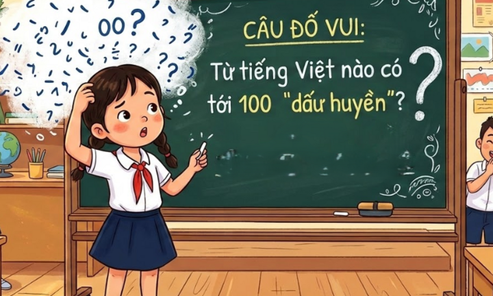 Từ tiếng Việt nào có tới 100 'dấu huyền'?