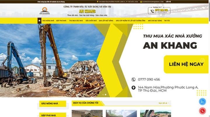 Vận tải An Khang – Đơn vị thu mua xác nhà và san lấp mặt bằng uy tín tại TP.HCM