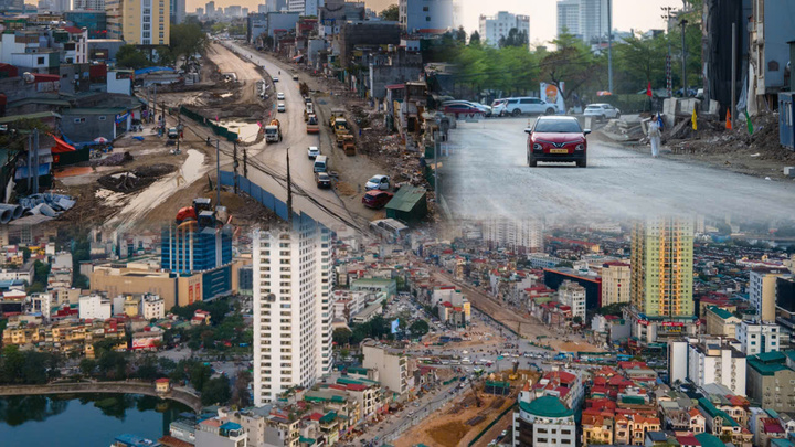 Diện mạo Vành đai 1 Hoàng Cầu - Voi Phục thay đổi từng ngày